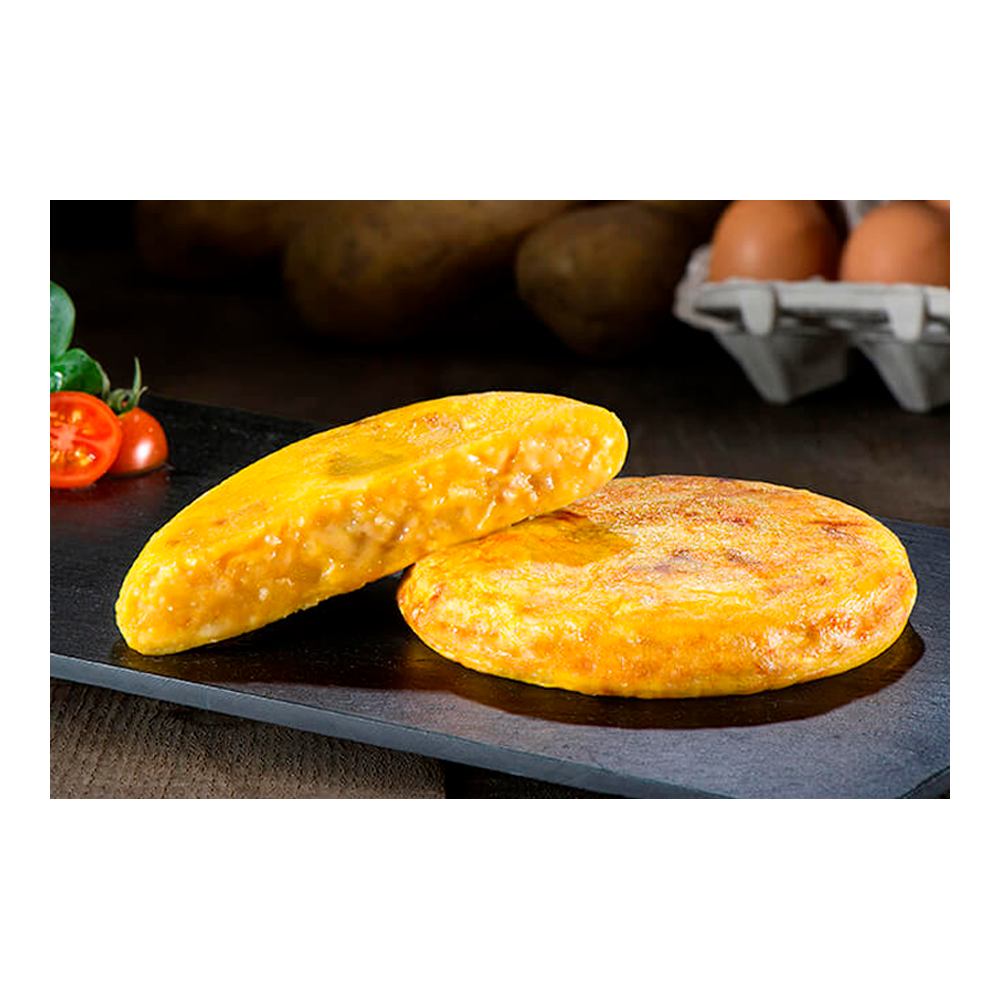 TORTILLA DE PATATA CON CEBOLLA 200GR.
