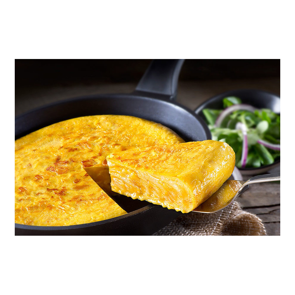 TORTILLA DE PATATA CON CEBOLLA 700GR.