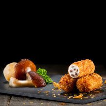 Croquetas Boletus y Escamas de Patata | Kataria Gastronómica