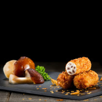 Croquetas Boletus y Escamas de Patata | Kataria Gastronómica