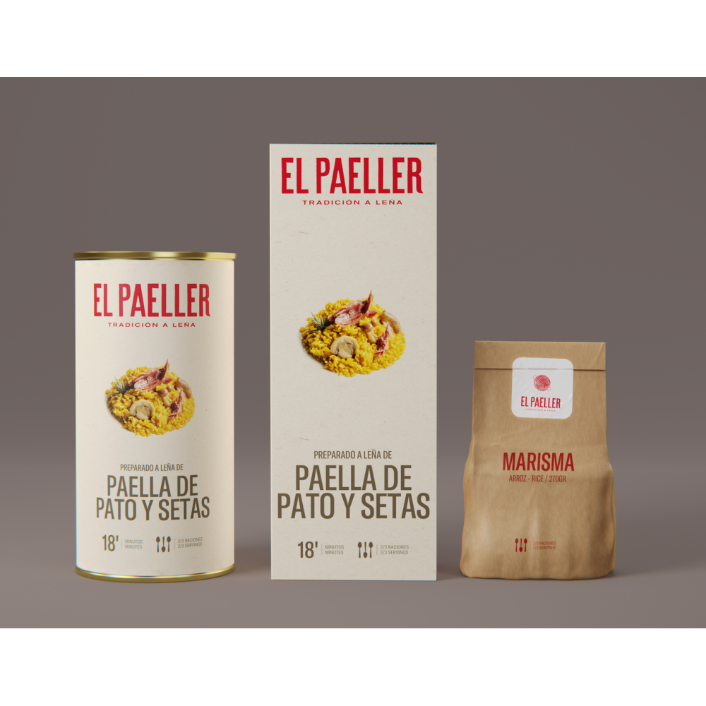 Preparado Paella de Pato y Setas | Kataria Gastronómica