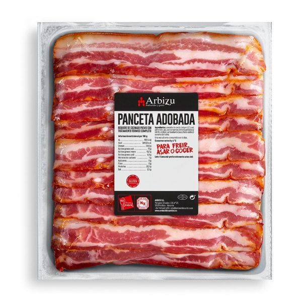 Panceta adobada lonchas